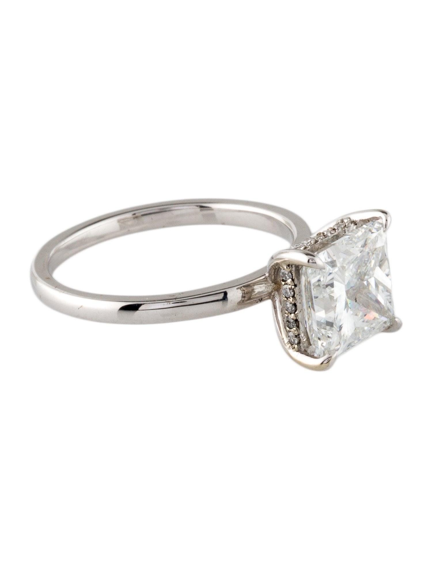 Ring 14K 3.08ctw Lab-Grown Diamond Engagement Ring